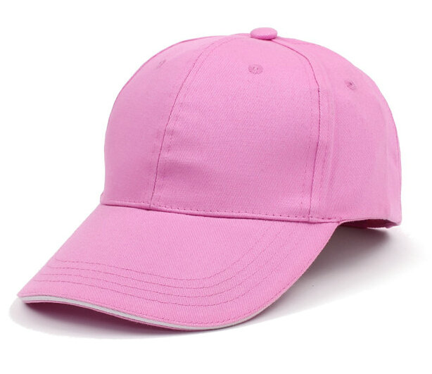 粉色棒球帽广告帽太阳帽