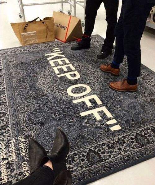 潮牌Off-White联合宜家推出艺术家联名系列限量地毯 
